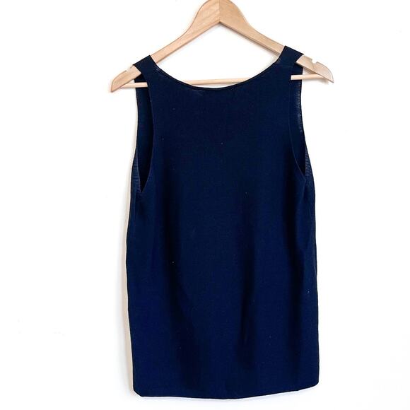 The Reset R Label Wool Womens Kimono Cardigan Tank Set Size M Black Minimalist - Picture 6 of 14